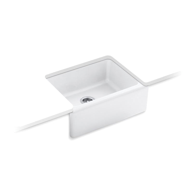 Alcott - 25-1/8" Kitchen Sink - Reinforced Base - Fireclay