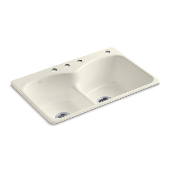 Langlade - 33" Kitchen Sink - Top - Double Bowl