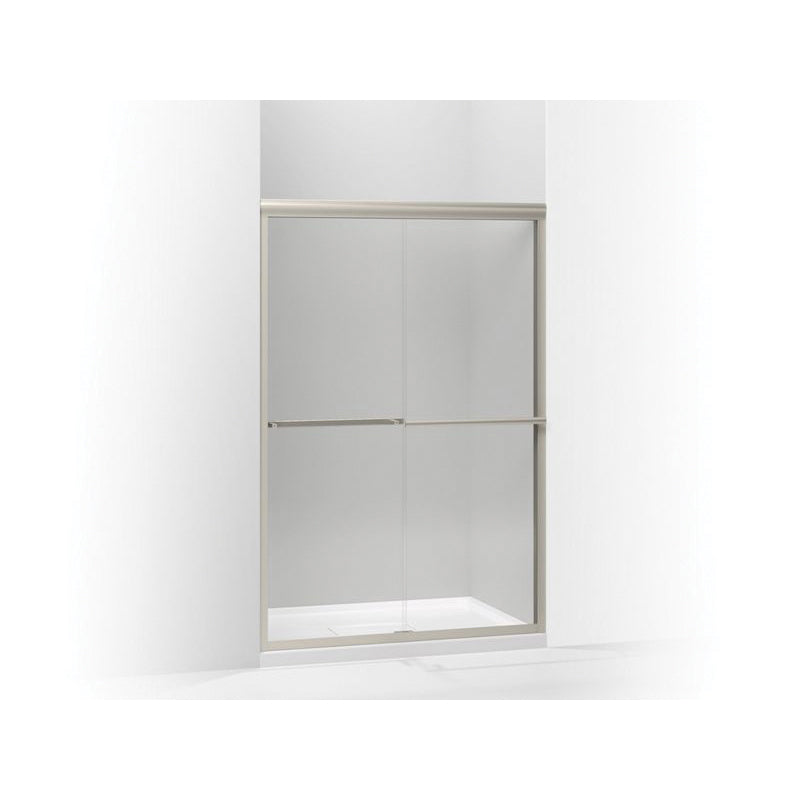 Gradient - Sliding Shower Door - Aluminum - Anodized Dark