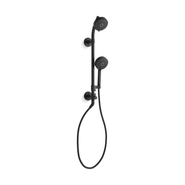 Hydrorail-S - Shower Column Kit - Matte Black - Wall Mount