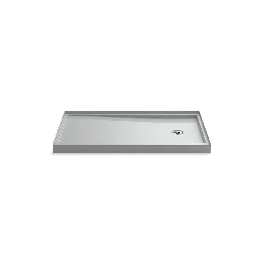 Rely - Right Drain - 60" L x 32" W x 4-11/16" D - Acrylic
