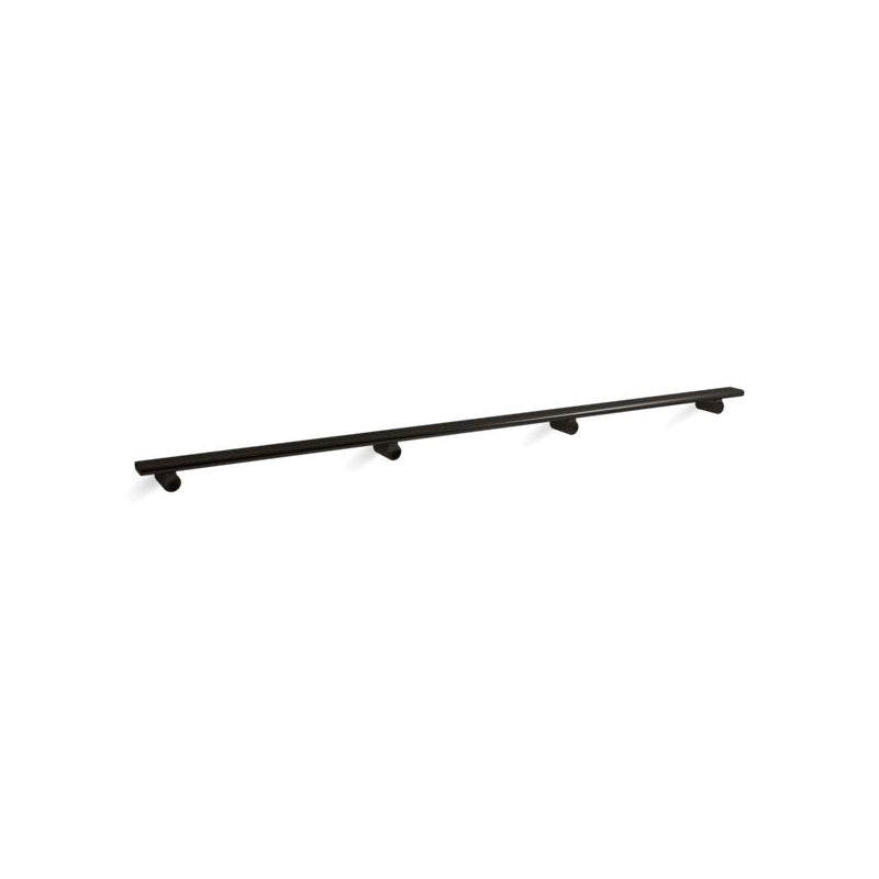 Choreograph Shower Barre, Bright Polished Silver, Aluminum