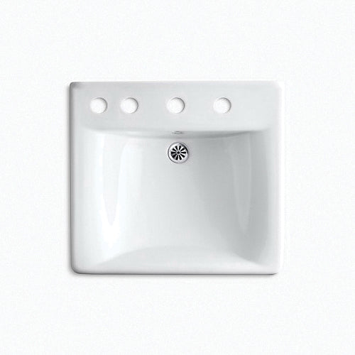 Soho - 20" Bathroom Sink with Overflow - White