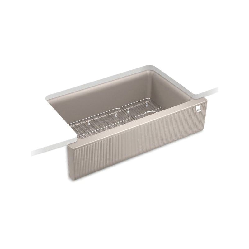 Cairn - 34" Kitchen Sink - Matte Taupe