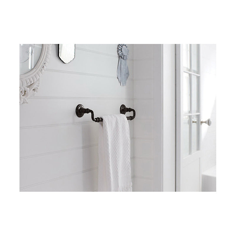 Towel Bar, Artifacts, Vibrant Brushed Bronze, Metal