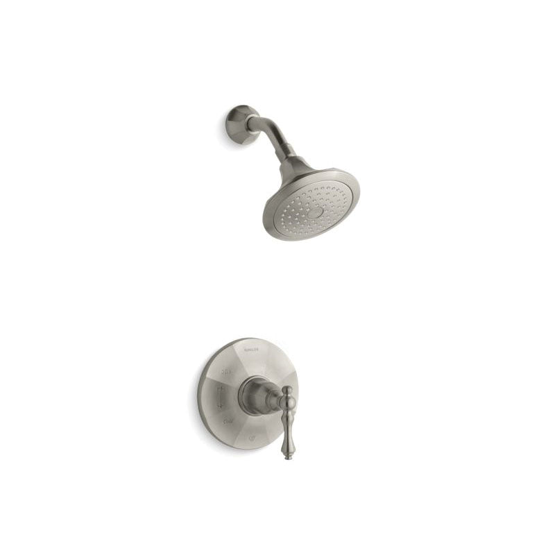 Kelston Rite-Temp - Shower Faucet Trim - Wall Mount - Brass