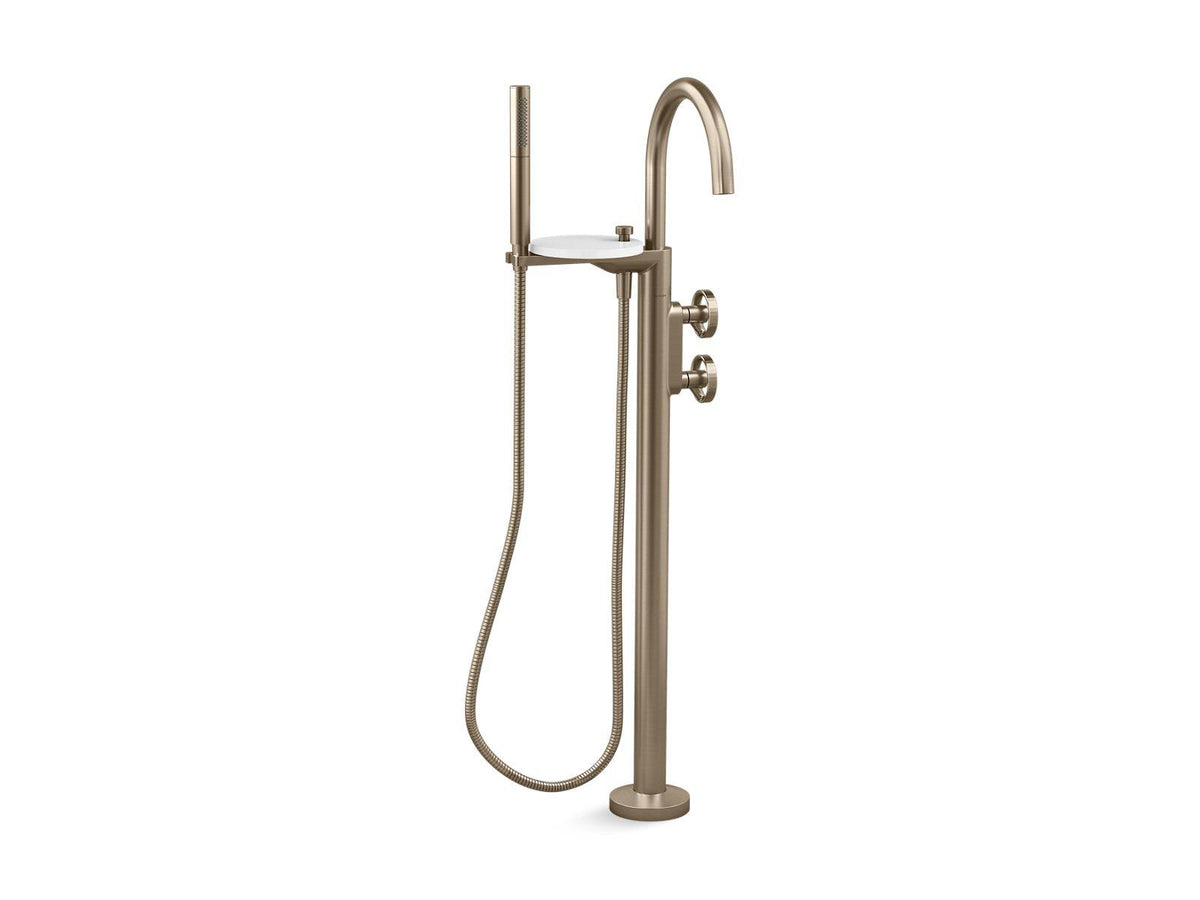 Components - Contemporary Bath Filler Trim - 8 GPM