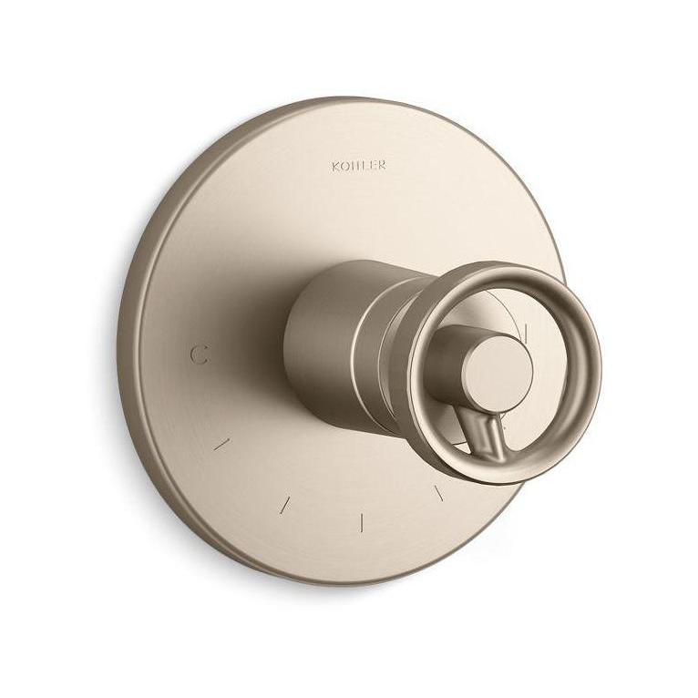 Components - Single-Function Valve Trim - Wall Mount - Brass