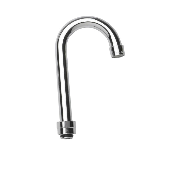 Krowne® 21-429L Large Universal Replacement Gooseneck Spout, 8-1/2 in, For Use With Krowne, Encore and T&S Brass Faucet, Brass, Import