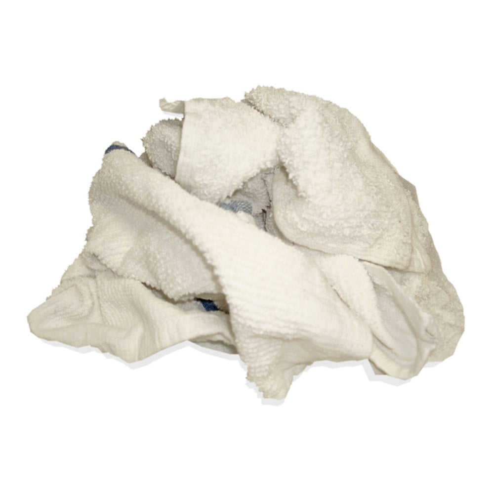 WHITE TERRY 8LB RAG BALE