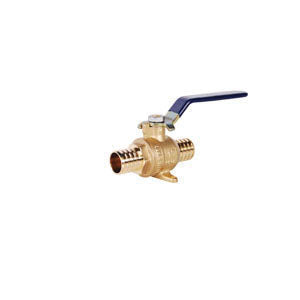 LEGEND 101-576NL T-2008NL Drop Ear Ball Valve With Handle, 1/2 in Nominal, PEX End Style, DZR Forged Brass Body, Full Port, Import