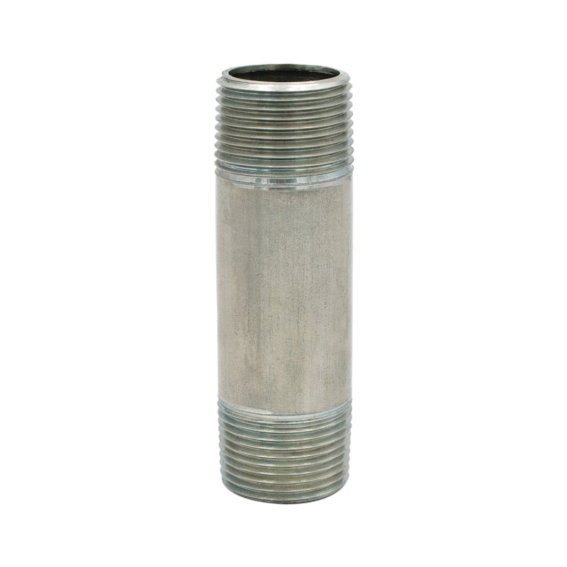 LEGEND 304-086 Nipple, 3/4 in Nominal, 4 in L, 304 Stainless Steel, SCH 40/STD, Import