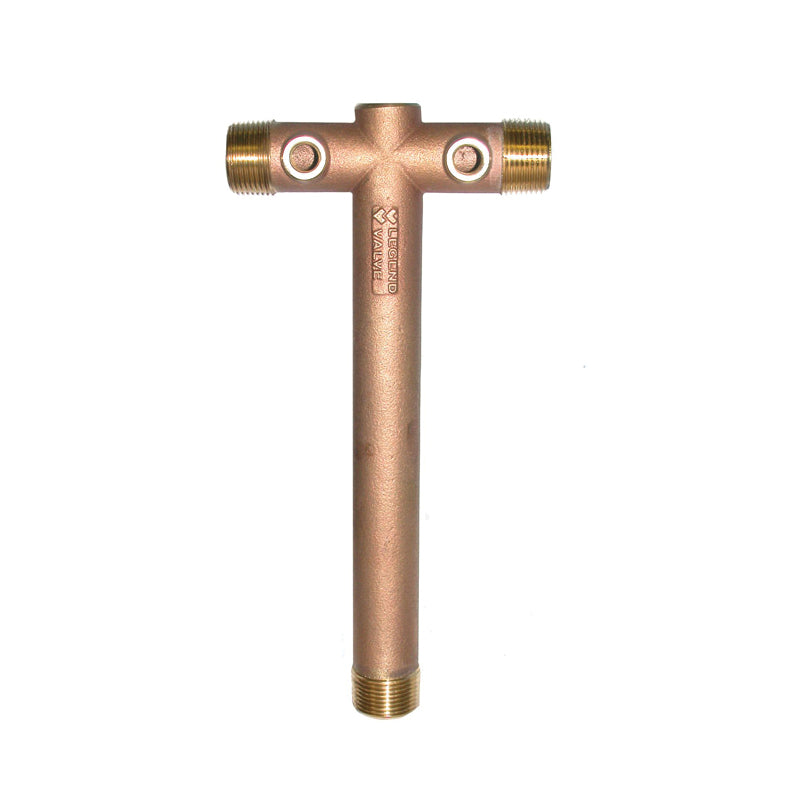 LEGEND 312-199NL 1-Hole Tank Tee, Tank Tee, 1-1/4 x 1-1/4 x 14 in Nominal, MNPT End Style, Bronze, Import