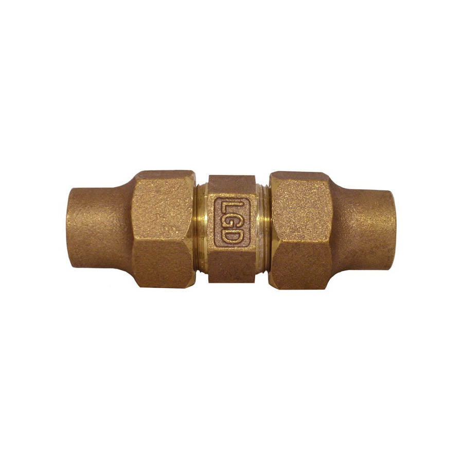 T-4200 - 1" Pipe Union - Bronze - Flare