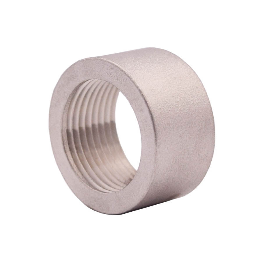 1/2" 404-283 Half Coupling - 304 Stainless Steel - Thread