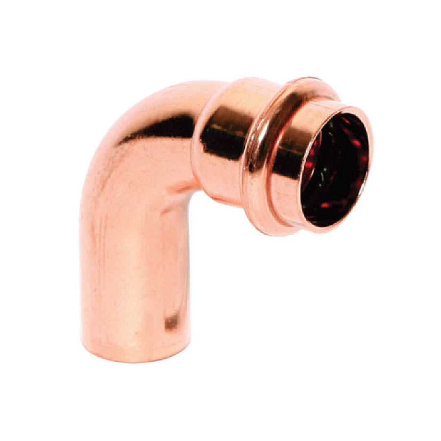 2" 90° Street Elbow - Copper - Fitting x Press
