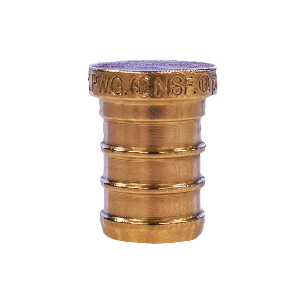 1" Plug - Dzr Forged Brass - PEX