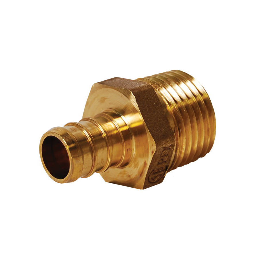 2" Adapter - Dzr Forged Brass - PEX x MNPT