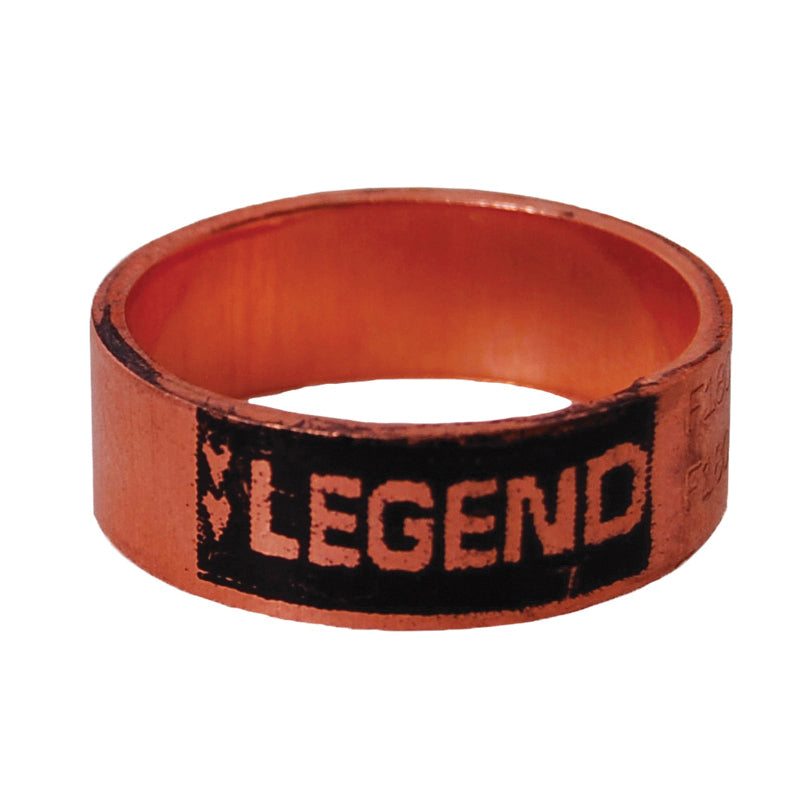 LEGEND 460-907 Crimp Ring, 1-1/2 in Nominal, Copper, Import