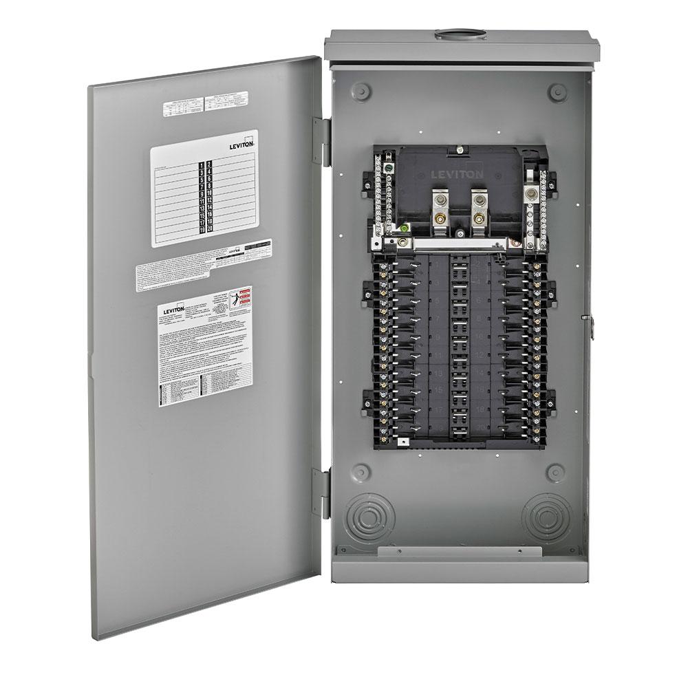 Leviton® LR222-LDD Outdoor Load Center, 120, 240 V AC, 225 A, 10 kA Power Rating