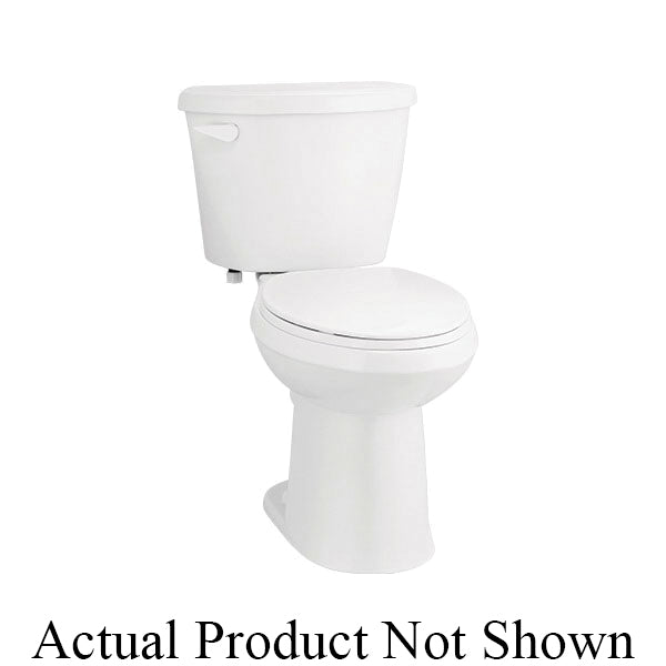 ADA Height Single-Flush 2-Piece Toilet - White - Floor Mount