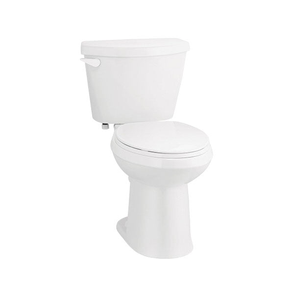 NIAGARA LIBERTY™ C11.302.01 ADA Height Single-Flush 2-Piece Toilet, Elongated Bowl, 16-5/8 in H Rim, 10 in Rough-In, 1.28 gpf, White, Import