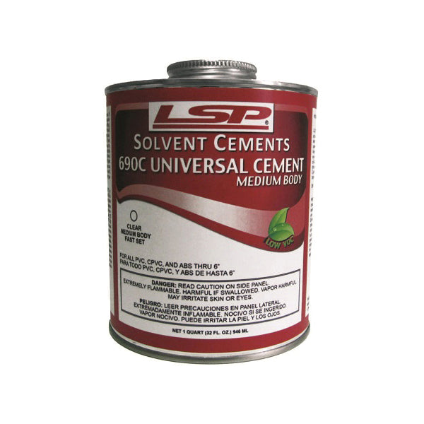 Medium Body Universal Solvent Cement - 1 Qt Container