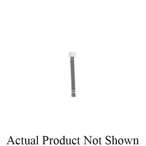 Aquaflo® MightyFlex™ KWC-512-PP Full Flow Toilet Connector, 1/2 x 7/8 in Nominal, Compression x Ballcock End Style, 12 in L, 160 psi Working, Stainless Steel