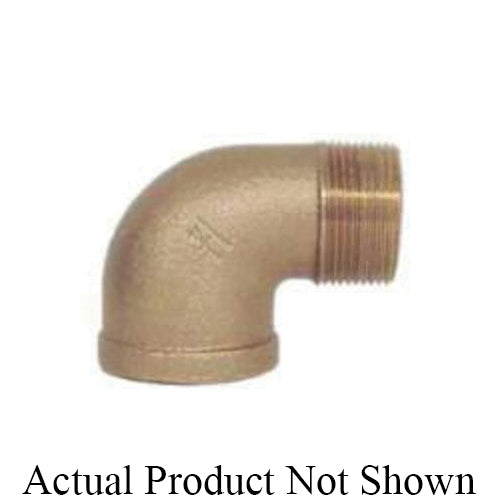 3/8" Lead Free Street Elbow - Bronze - Thread