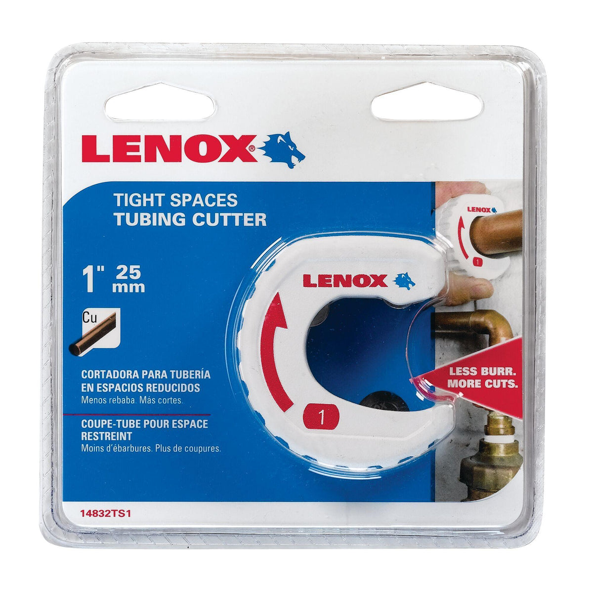 Manual Tight Space Tubing Cutter - 1" - Aluminum