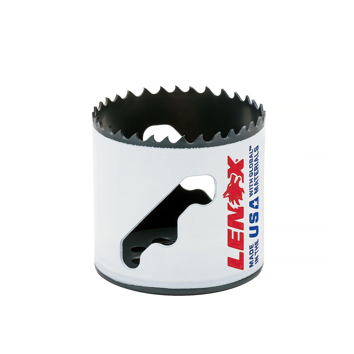 Lenox® SPEED SLOT® 3003434L Hole Saw With T2 Technology With T2 Technology, 2-1/8 in Dia, 1-7/8 in D Cutting, Bi-Metal Cutting Edge, 5/8 in Arbor