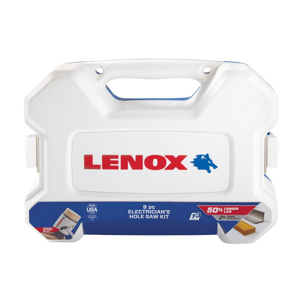 Lenox® 30856C600L Variable Pitch Variable Pitch Hole Saw Kit, 9 Pieces, Bi-Metal