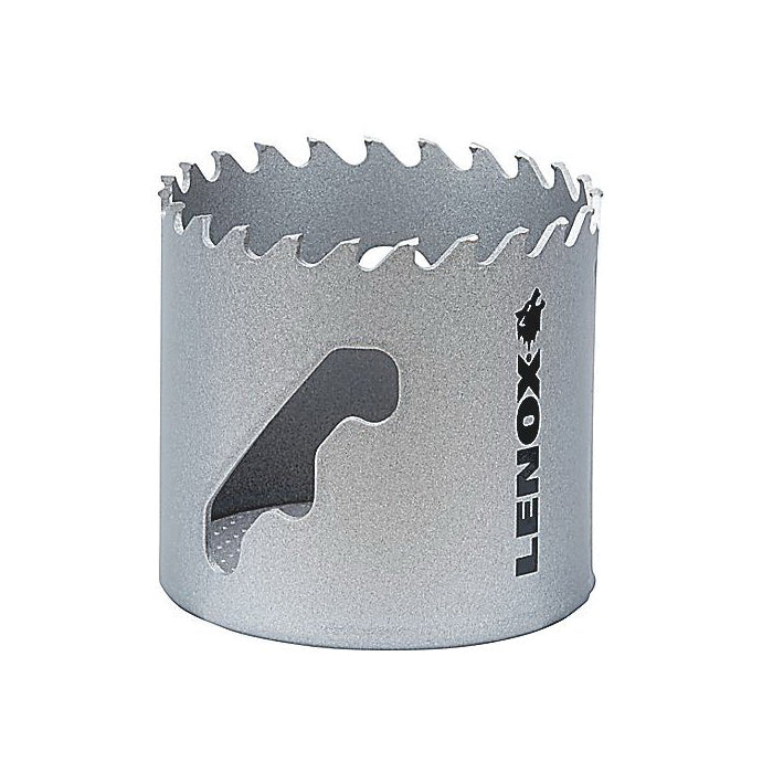 Lenox® DeWALT® SPEED SLOT® LXAH3218 Hole Saw, 2-1/8 in Dia, 1-7/8 in D Cutting, Carbide Cutting Edge, 2L/3L/6L/7L Arbor