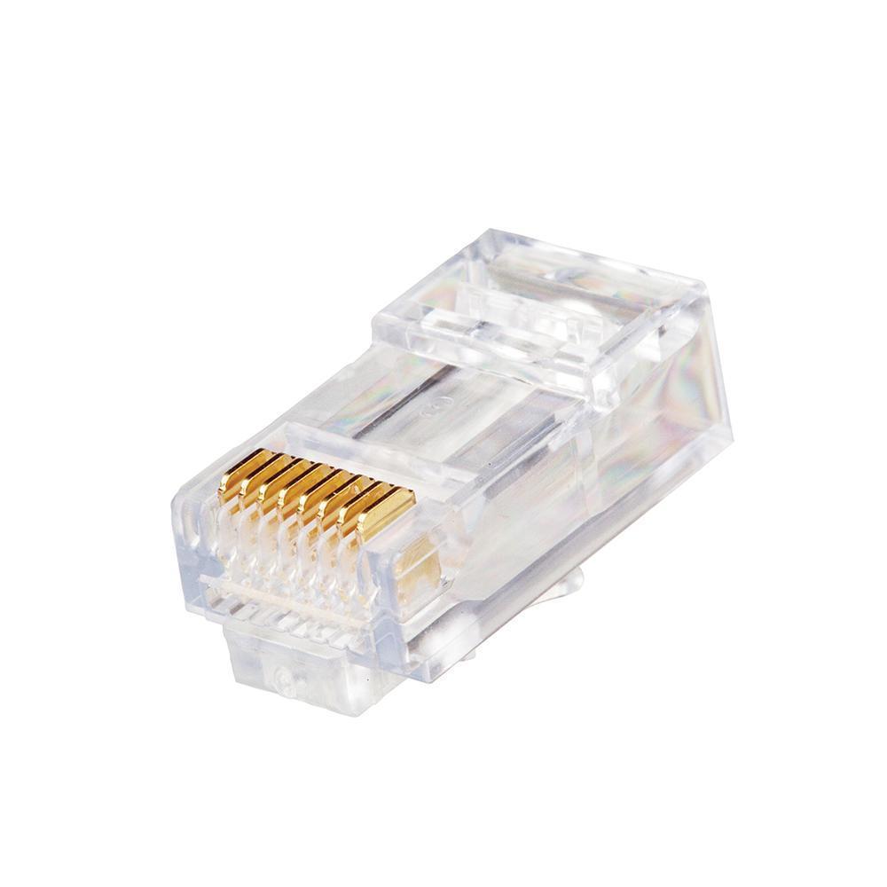 Leviton® EZ-RJ45™ 47613-EZ6 Jack Plug, Cat 6 Module, Polycarbonate, Clear