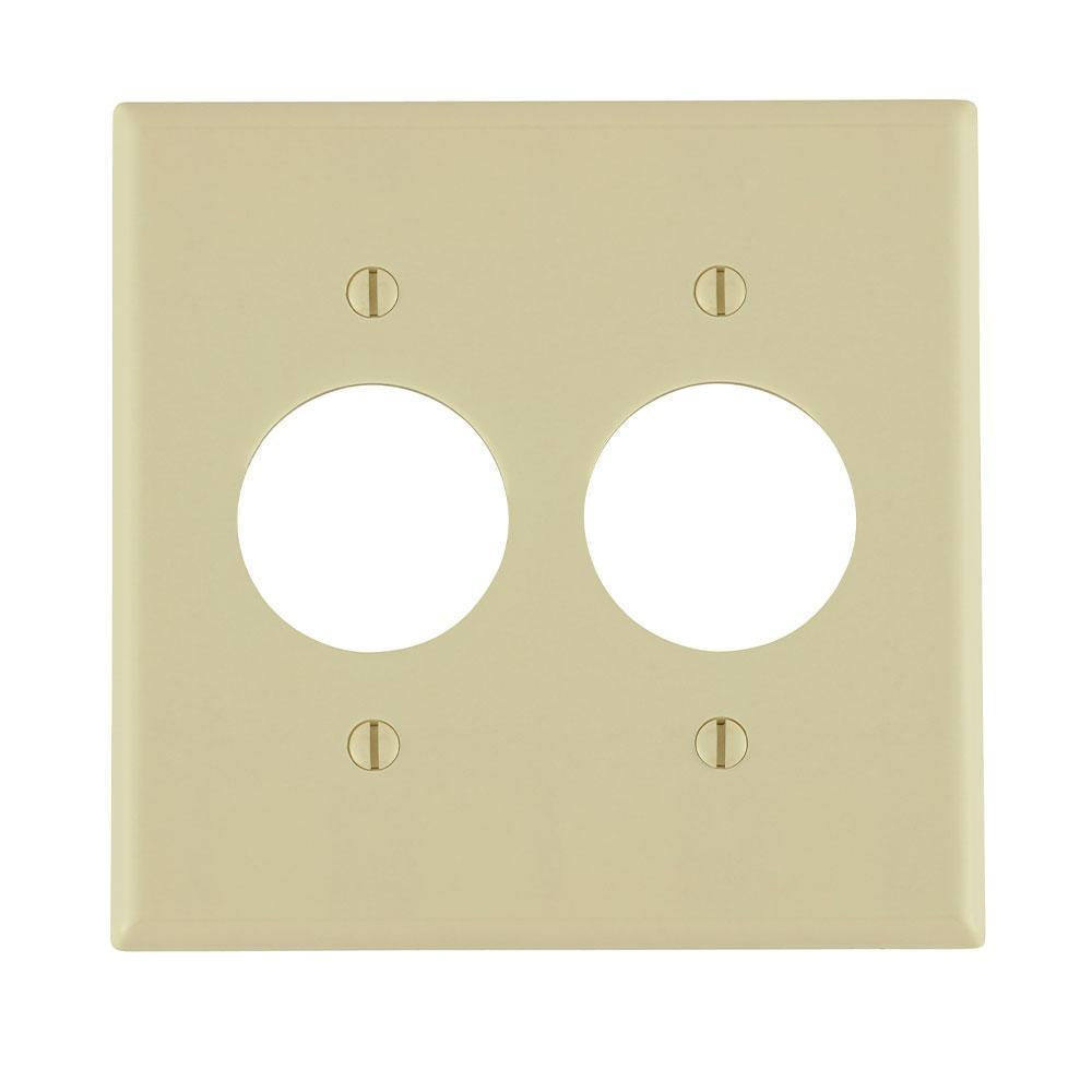 Standard Size Traditional Wall Plate - Ivory - Thermoset