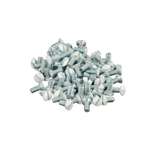 Leviton® 88400-PRT Oval Head Milled Slot Replacement Screw, #6-32 x 5/16 in L, For Use With Wallplates