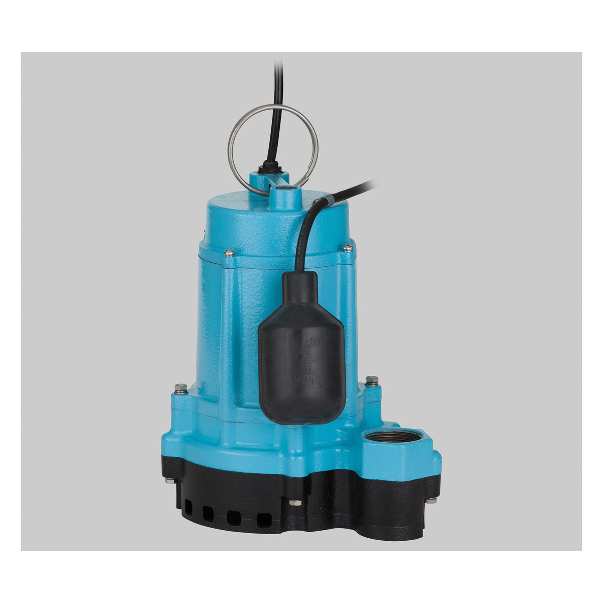 Little Giant® 506858 6EC Submersible Sump Pump, 53 gpm Flow Rate, 1-1/2 in FNPT Outlet, 1 ph, 1/3 hp, Import