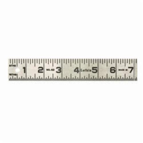 1-Piece Precision Rule - 1 ft - Steel