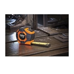 Crescent® PHV1023CMEN P1000 Tape Measure, 10 ft L x 1/2 in W Blade, Steel Blade, 1/16 in Graduation
