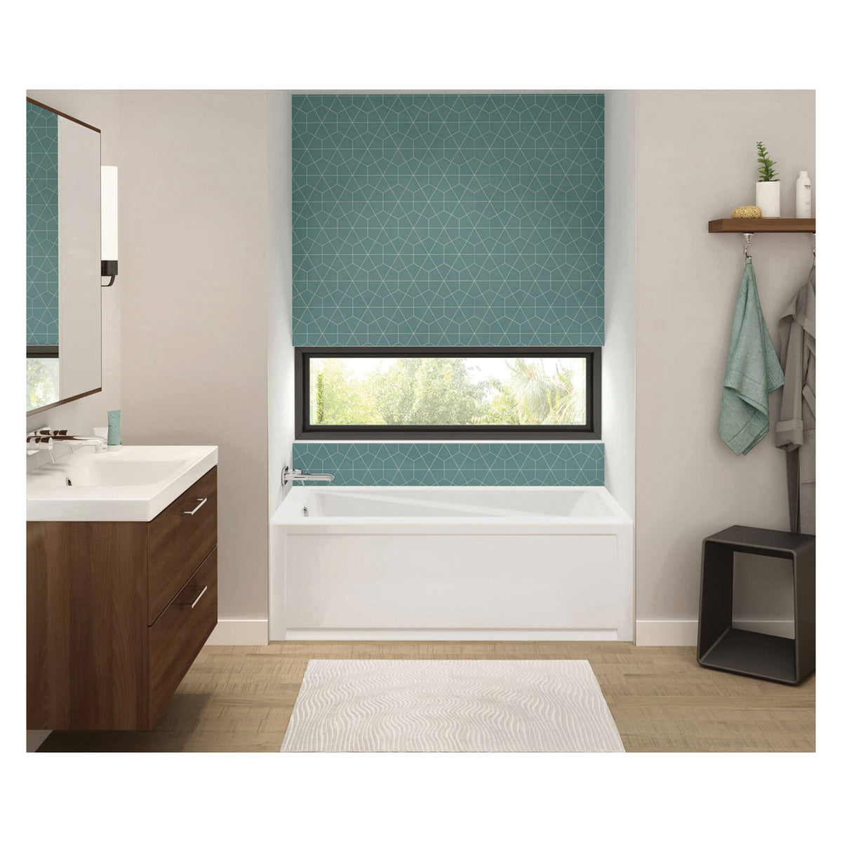 MAAX® 105511-L-000 Bathtub With Armrest