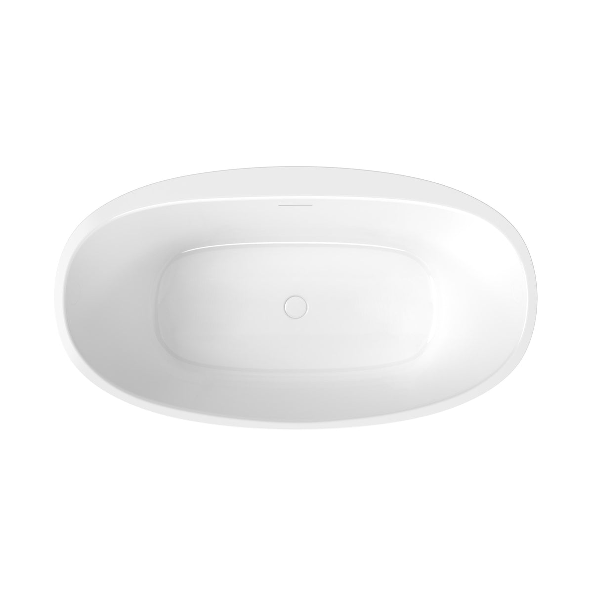 Hatto - 1-Piece Bathtub - 59-1/8" - Freestanding