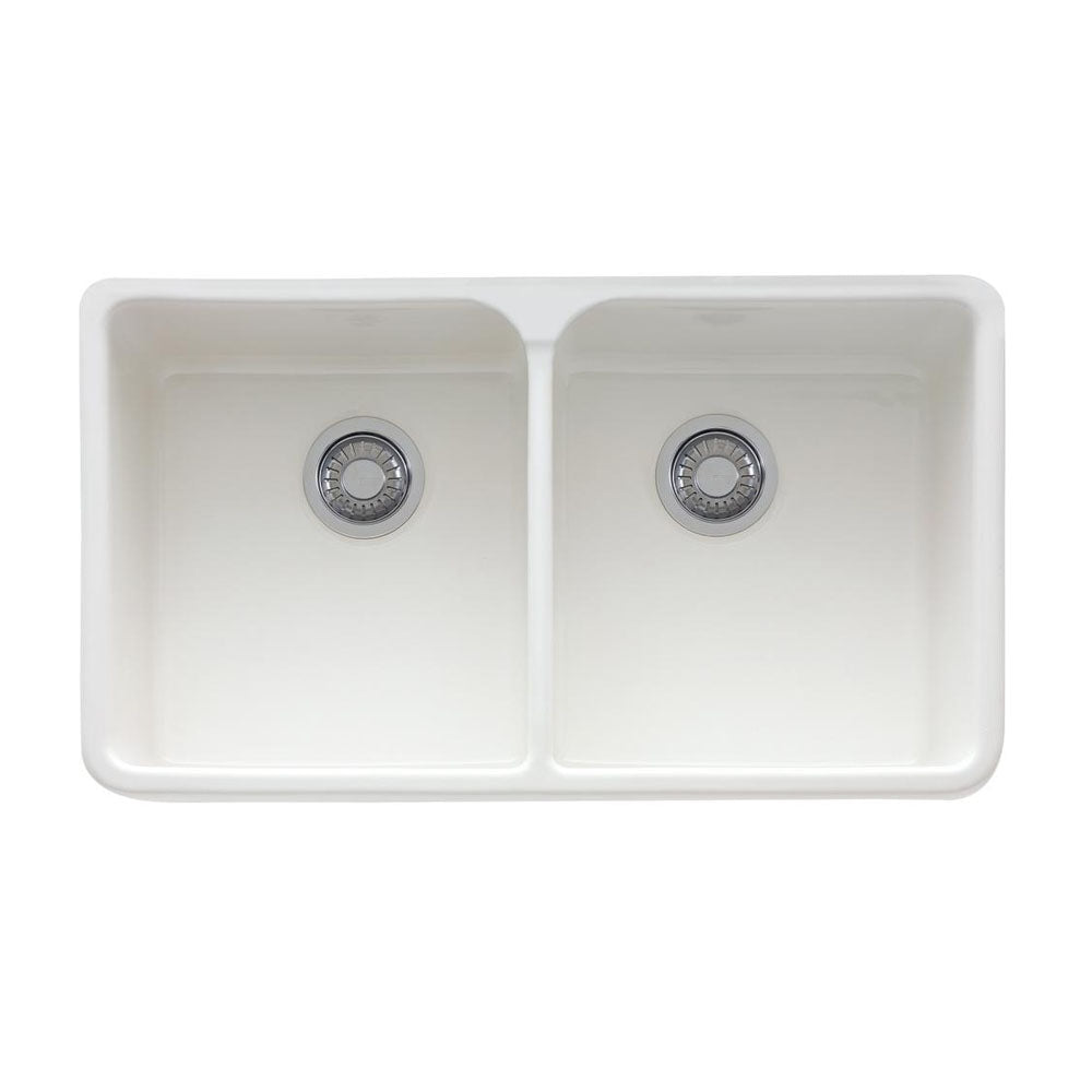 FIRECLAY APRON DBL 33CAB