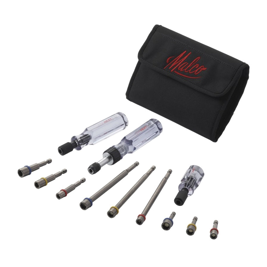 Magnetic Driver Kit - 1/4 to 3/8" - 12 Pieces