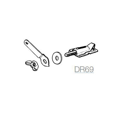 Malco® DR69 Single Bearing Spring Loaded Damper Regulator Hardware
