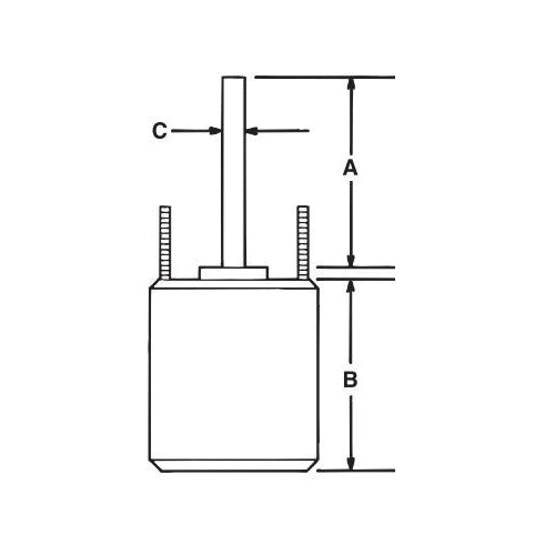 Azure® by Mars® 10403 100 Condenser Fan Motor, TEAO Enclosure, 1/6 hp, 208 to 230 VAC, 60 Hz, 1 ph, 48 Frame, 825 rpm Speed, All Angle Mount