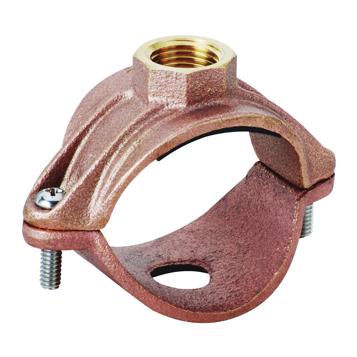 Matco-Norca™ 451404 Saddle Tee, 3/4 in Nominal, Brass Clamp