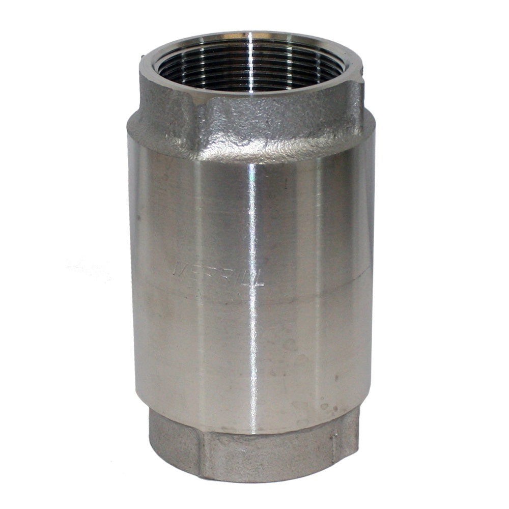 Merrill™ CVS200 1000 Check Valve, 2 in Nominal, NPT End Style, Yes, 304 Stainless Steel Body