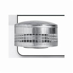 METAL-FAB® 7MC MC Series Vent Cap, Aluminum, Fits Duct Size: 7 in, 8 in H Cap, Domestic