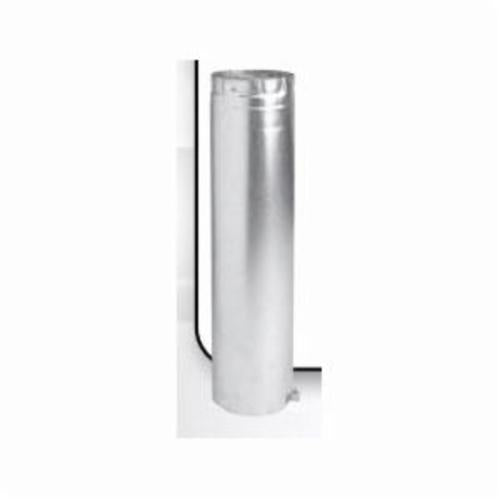 METAL-FAB® 7M18A M Series Type B Double Wall Round Gas Vent Pipe, Aluminum, 7 in ID Dia x 18 in Adjustable L, Domestic