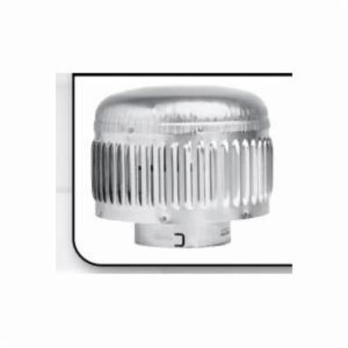 METAL-FAB® 6MCHP MCHP High Performance Round Vent Cap, Aluminum, Fits Duct Size: 6 in, 10 in W x 8.31 in H Cap, Domestic